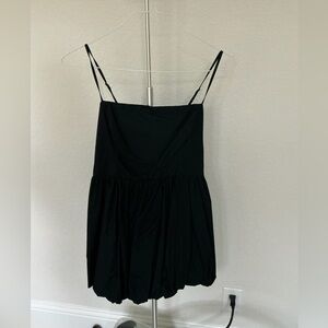 Abercrombie & Fitch Black Bubble Hem Dress